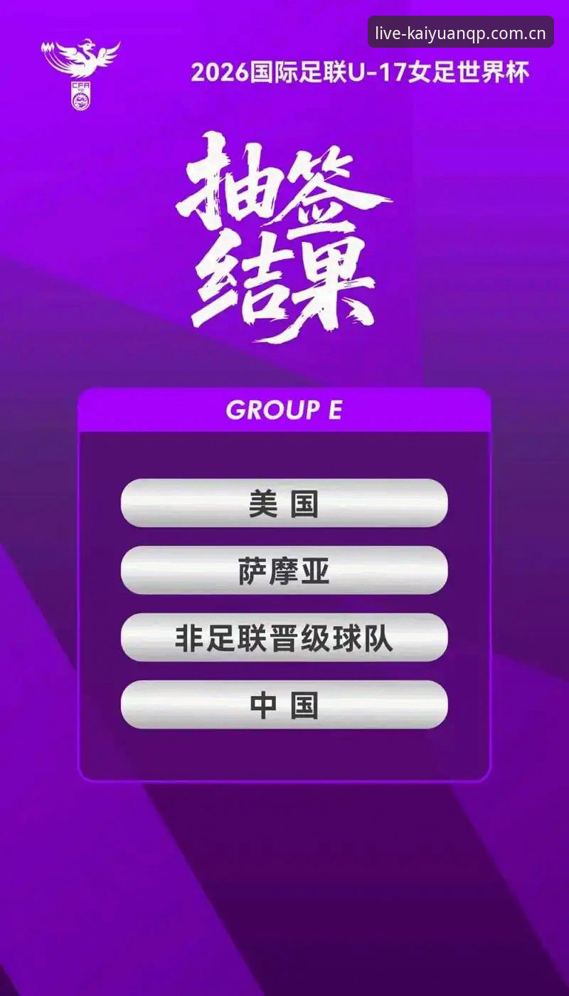 开元棋盘一键安装 U17世界杯抽签深度分析:中国足球新生代挑战与机遇并存的详细解读